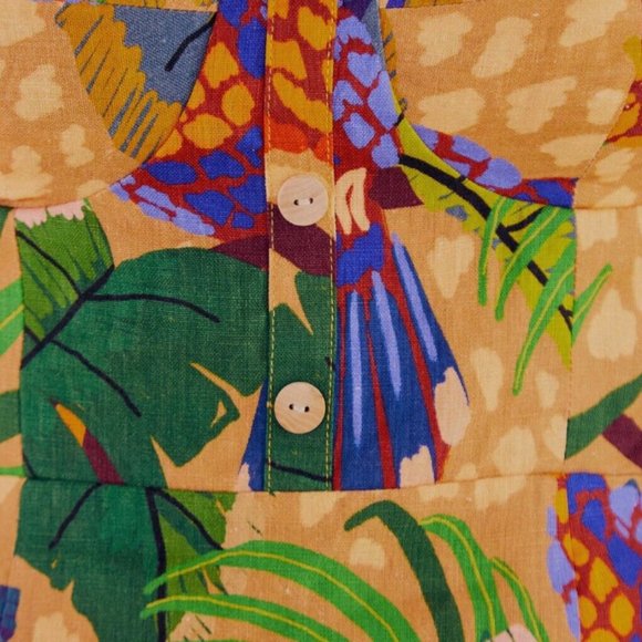 FARM Rio. Sand Painted Toucans Mini Dress Small - Picture 4 of 15